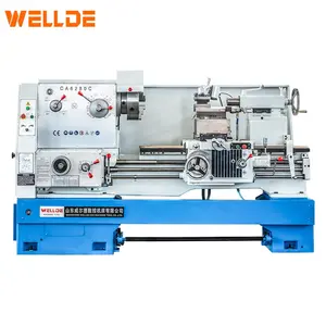 WELLDE Gap Bed Lathe Machine CA6261 CA6266 CA6280 Universal Metal 3M lathe machines metal