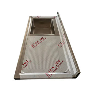 Fregadero de cocina de acero inoxidable de alta resistencia VICTORY, equipo de catering para otros suministros para hoteles y restaurantes - Product Image 5