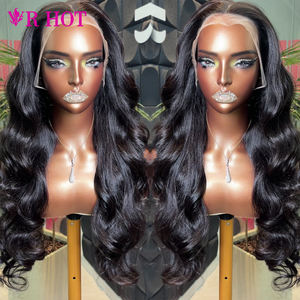 วิกผมแท้จากอาลีบาบาสำหรับผู้หญิงผิวดำ วิกผมลอนธรรมชาติแบบไม่ต้องใช้กาว วิกผมลูกไม้ด้านหน้า ขายส่งผลิตภัณฑ์จัดแต่งทรงผม - Product Image 2