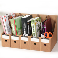 Présentoir de table pliable en carton ondulé personnalisé Yindian pour brochures, format A4/A5/DL, en carton recyclé