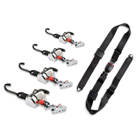 Sangle d'arrimage pour fauteuil roulant rétractable à fixation rapide