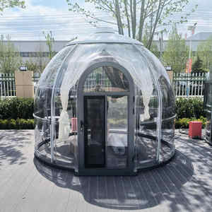 Tente Igloo Transparente en Polycarbonate pour Glamping Extérieur, Dôme Géodésique Robuste pour Hôtel - Product Image 2