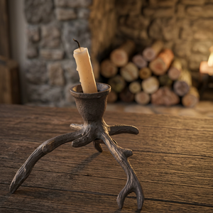Exclusive New Design Fancy Metal <b>Candle</b> Holder Luxury Iron <b>Candle</b> Stand Cast Aluminum Vessel Christmas Handmade Customized Color - Product Image 3