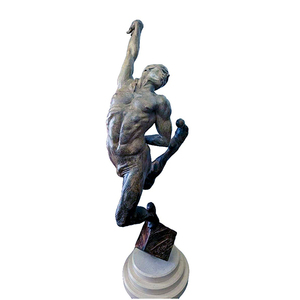Statua in Bronzo per Decorazione Giardino Esterno, Colori e Dimensioni Personalizzabili, Scultura in Bronzo Dipinta a Grandezza Naturale - Product Image 5