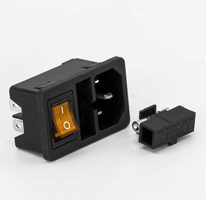 KCD1 10A 250V 3 broches LED interrupteur à bascule prise d'alimentation pour carte Sim AC prises de courant montées <span class=keywords><strong>sur</strong></span> panneau avec prise d'extension de type fusible - Product Image 3