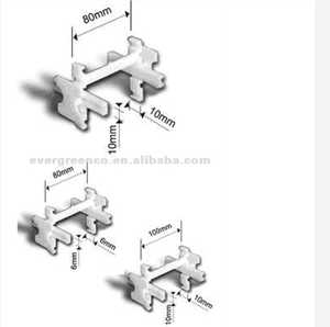 Decorazioni da Esterno, Forniture per <span class=keywords><strong>Giardino</strong></span>, Separatori <span class=keywords><strong>in</strong></span> Plastica Bianca per Mattoni di Vetro (Dimensioni 80x60mm 80x10mm 10x100mm) - Product Image 5