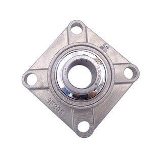 25mm SSUCF205 SUCF205 Edelstahl 4 Schrauben Vierkant flansch UCF205 Steh lager gehäuse SF205 mit SUC205 Kugellager - Product Image 1