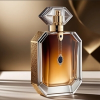 Nouvelle conception de flacon diffuseur de parfum en verre borosilicate de luxe, 750 ml, taille personnalisée, forme carrée, flacon vide