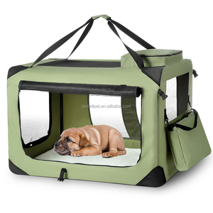 Transporteur pliable à côtés souples pour chien de compagnie - Product Image 1