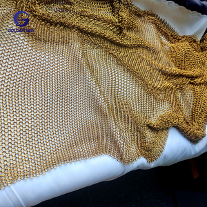 Cao Cấp Tùy Chỉnh Kiến Trúc Kim Loại Vải Thép Không Gỉ Trang Trí Vòng Lưới Rèm Cho Bảo Tàng Nhà Opera Dây Thép Lưới - Product Image 6