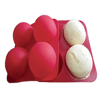 Moule de cuisson en silicone alimentaire 4 cavités, antiadhésif, pour gâteaux, desserts et snacks, compatible four et lave-vaisselle, vente en gros Refine Factory