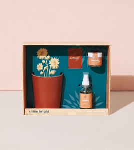 Risvegliare il design minimalista viso nebbia di bambù zucchero di girasole kit di utilizzo del pavimento con fiore artificiale in fibra vegetale - Product Image 2