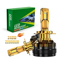Nouveau phare LED haute puissance 240W 24V H4 22000 Lumens 6000K Ampoule de phare LED pour voiture