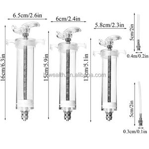 10 мл 20 мл 50 мл ветеринарный Регулируемый прозрачный шприц для вакцинации животных инжектор для птицефабрики - Product Image 4