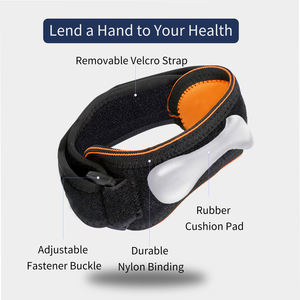 Rodillera Ajustable Personalizada con Soporte de Silicona y Estabilizador de <span class=keywords><strong>Rodilla</strong></span> para Alivio del Tendón <span class=keywords><strong>en</strong></span> Correr, Ejercicio, Fitness y Senderismo - Product Image 5