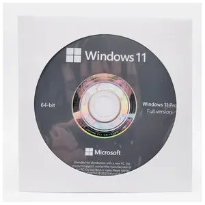 حزمة أقراص DVD من شركة التصنيع الأصلية لـ Windows 11 Pro متوفرة باللغات الإنجليزية والكورية والإيطالية والأسبانية، ضمان التنشئة عبر الإنترنت