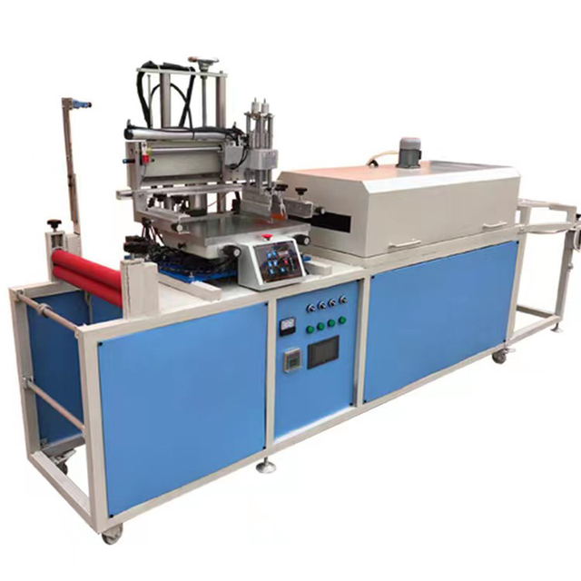 (Half)Automatic Roll to Roll Integrated Screen Printing Machine for Card Paper Label Printers Silk Ribbons Zippers Webbing Reels