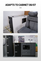Four à micro-ondes et gril encastrable MOBORV B20B en acier inoxydable 700W à induction certifié CE SAA pour camping-car, caravane
