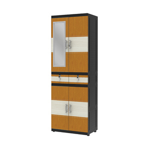 Mejora tu espacio con el colgador multifuncional MSC Drawer Fit con espejo, portátil, minimalista y moderno. - Product Image 5