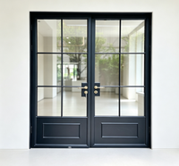 Porte à enroulement moderne en alliage d'aluminium coupe-vent, idéale pour les portes empilables dans les entrepôts domestiques
