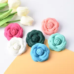 Hot Sales In Europe United States 6.5cm Handmade Wool Felt Fabric DIY Jewelry Findings Components Accessories