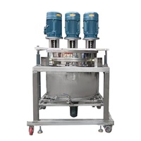 Cuve de Fermentation Électrique en Acier Inoxydable avec Émulsifiant à Trois Axes pour le Mélange et la Dispersation d'Huile de Silicone et de Détergent