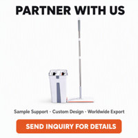 Serpillère plate avec seau essoreur, insert à fentes, manche télescopique en acier inoxydable, tampon en microfibre pour la maison