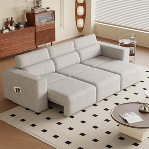 Canapé inclinable électrique 3 places modulaire avec recharge sans fil, canapé inclinable pour salon, home cinéma - Product Image 1