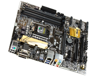 Carte mère de bureau ASUS B150M-PLUS ATX B150 Intel avec 4 emplacements DDR4 pour RAM, prise en charge des processeurs de 6e/7e génération I3/I5/I7, SATA 64 Go, ports VGA DVI HDMI