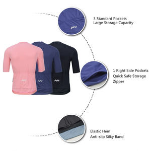 Maillot de cyclisme Darevie OEM Italie, tissu doux Italie Miti Asteria, respirant, antibactérien, séchage rapide, manches pour hommes et femmes - Product Image 3