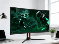 Snelle verzending 34 inch 4K ultrawide kantoormonitor 3840*2160p 60Hz 4ms platte pc-werkstationmonitor
