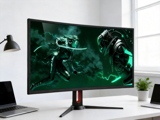 Quick Shipment 34inch 4K Ultra-Wide Office Monitor 3840*2160p 60Hz 4ms Flat PC Workstation