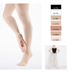 <span class=keywords><strong>Medias</strong></span> de <span class=keywords><strong>ballet</strong></span> 60D, pantimedias de baile convertibles con estribo y sin estribo para mujer y niña, ropa de <span class=keywords><strong>ballet</strong></span> OEM ODM - Product Image 2