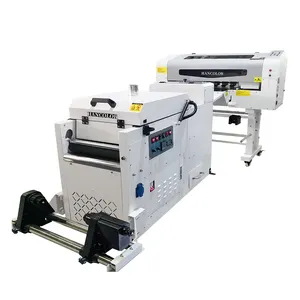 Hancolor White Ink Direct To Film Plastisol offset macchina da stampa a getto d'inchiostro a trasferimento termico stampante XP600 DTF con agitatore