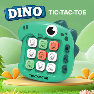 Tres en Raya, <span class=keywords><strong>Juego</strong></span> <span class=keywords><strong>de</strong></span> Mesa Interactivo <span class=keywords><strong>de</strong></span> Plástico para Entrenamiento <span class=keywords><strong>de</strong></span> Pensamiento Infantil, Juguete para Edades <span class=keywords><strong>de</strong></span> 4 a 6 Años, Nueve Cuadrados - Product Image 4