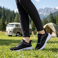 Baskets respirantes en maille à lacets, chaussures de marche décontractées, baskets de créateur ODM