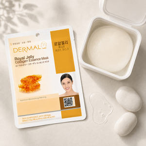 เดอร์มอล รอยัล เจลลี่ คอลลาเจน เอสเซนส์ มาส์ก 23 กรัม แผ่นมาส์กหน้า - Product Image 3
