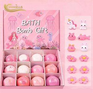 Coffrets Cadeaux <span class=keywords><strong>Bombes</strong></span> de Bain pour Enfants Marque Blanche, <span class=keywords><strong>Bombes</strong></span> de Bain Véganes Naturelles et Biologiques Personnalisées avec Jouets pour Enfants, Fizzies Colorés pour Bain Moussant - Product Image 2