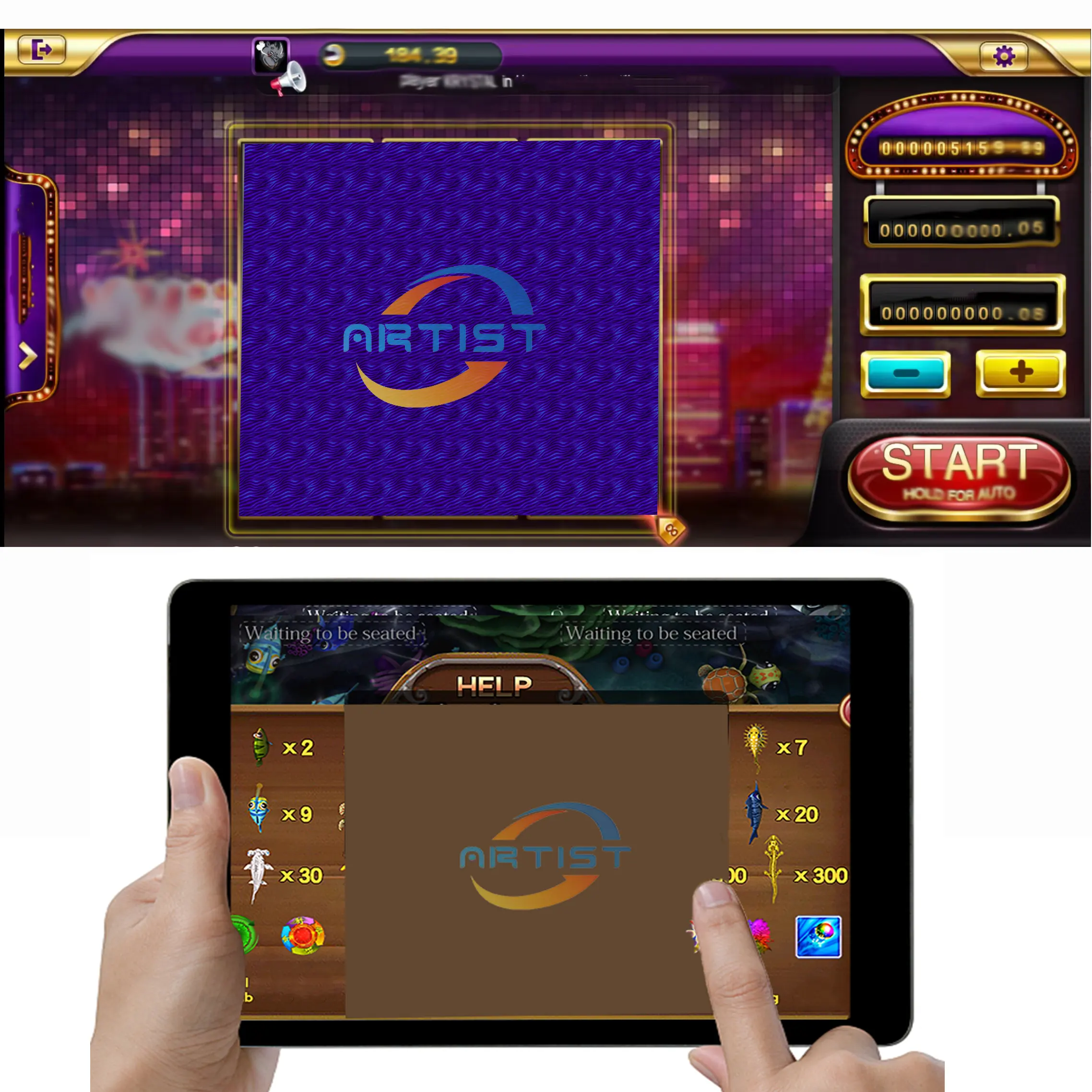 Jogo de mesa online relaxante com suporte para jogos Noble Gameroom Lucky Stars Software de jogos online de peixes