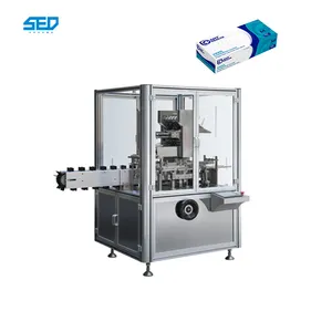 Vertical automática dentífrico asséptico caixa Cartoning embalagem máquina