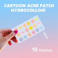 Patchs d'acné hydrocolloïdes OEM d'usine, les meilleurs pour les boutons, les points noirs, les imperfections, patchs d'acné multi-formes