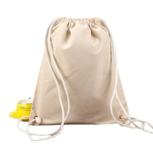 Bolsa de algodón ecológica personalizada de fábrica Tongcheng OZIS, bolsa con cordón de algodón negro con impresión personalizada - Product Image 5