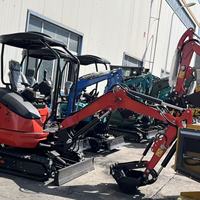 Mini-excavatrice sur chenilles Rongyixin Lai 1,2 tonne, composants hydrauliques Eaton, capacité de godet 0,025 m³, haute performance de creusement, usage domestique, Laidong