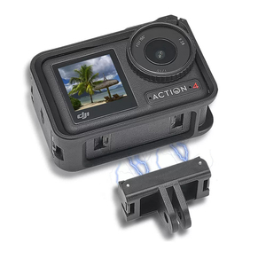 Adaptateur de fixation magnétique pour DJI Osmo Action 5 Pro/4/3, connecteur magnétique à dégagement rapide, base d'extension - Product Image 1