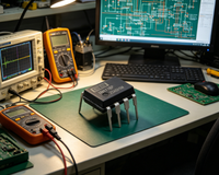 Amplificateur d'instrument de précision INA118P neuf, puce de contrôle de gain de capteur basse consommation DIP8 BB