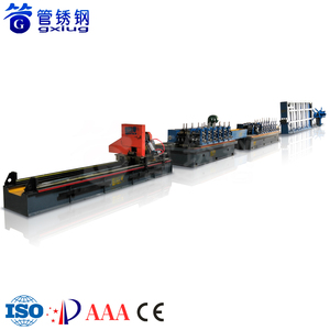 Máquina de tubos de soldadura HF de acero inoxidable de alta precisión, línea de producción de tubos de pared delgada/gruesa industrial con corte y tamaño automáticos - Product Image 6