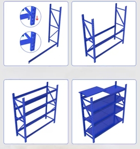 Étagères de stockage d'entrepôt personnalisables, vente chaude en usine, revêtement époxy anti-rouille, étagères réglables faciles à assembler - Product Image 3