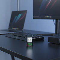 Carte réseau sans fil USB Unistar -AX300FC WiFi6 sans pilote 300 Mbps, mini récepteur/émetteur AX300, utilisation interne pour ordinateur portable, en stock