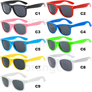 Lunettes de soleil promotionnelles personnalisées avec logo RG, en plastique, <span class=keywords><strong>pas</strong></span> chères, pour hommes et femmes, pour l'extérieur, grises, rouges, bleues, café - Product Image 3