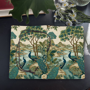 Taccuino artigianale A6 carino regalo per la scuola per le scuole <span class=keywords><strong>medie</strong></span> ottimo per le liste dei compiti e le note degli amici con il pavone - Product Image 4